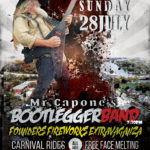 Algonquin founder's days bootlegger band concert flyer 2019
